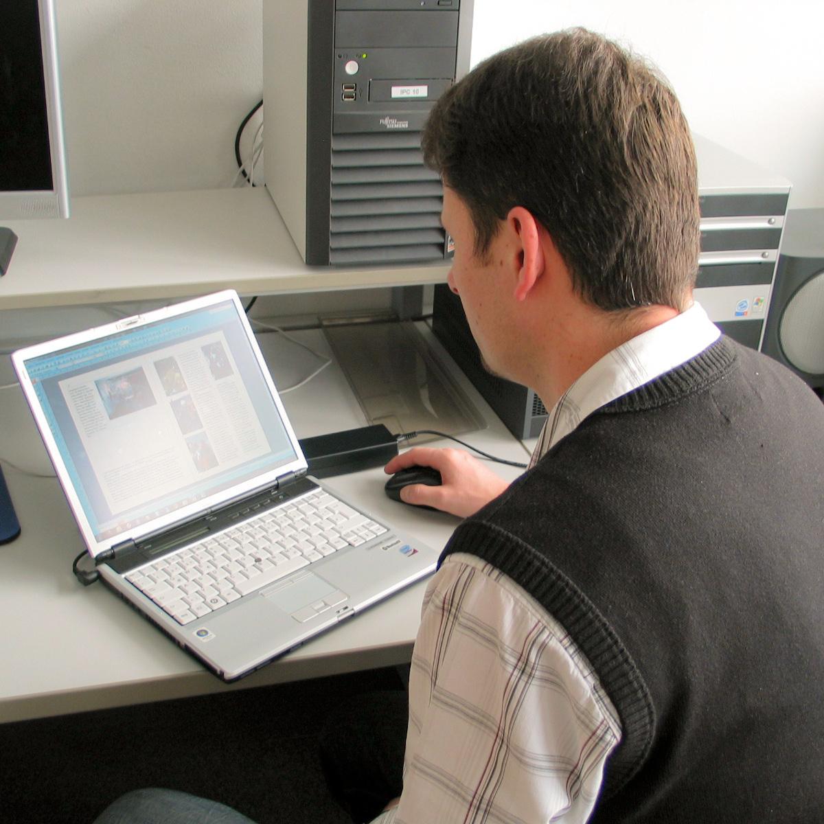 Arbeit am Computer