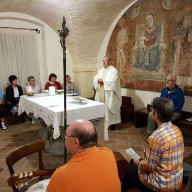 Gottesdienst mit Konrad Herrmann in Assisi