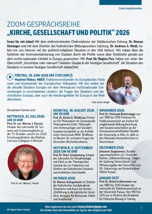 Zoom-Gesprächsreihe